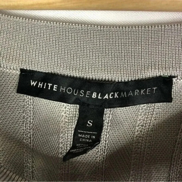 White House Black Market WHBM Ombre Chevron Knit Sweater S - Picture 5 of 5